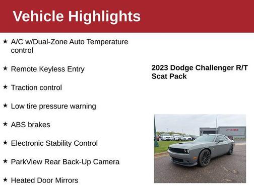 Destroyer Gray Clearcoat 2023 Dodge Challenger R/T Scat Pack