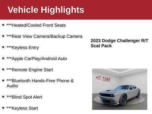 Destroyer Gray Clearcoat 2023 Dodge Challenger R/T Scat Pack