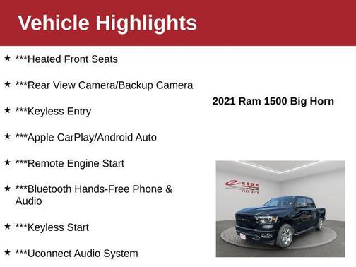 2021 RAM 1500 Big Horn/Lone Star