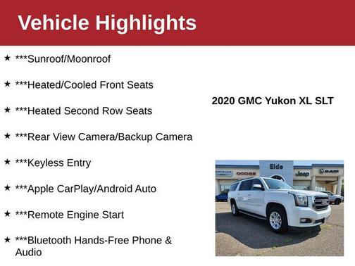 2020 GMC Yukon XL SLT