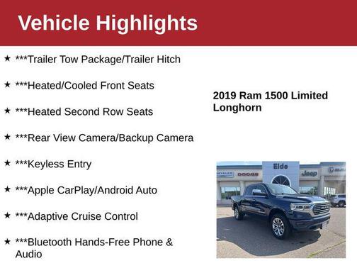 2019 RAM 1500 Longhorn