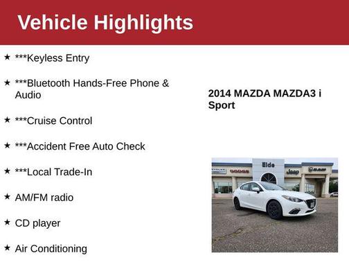 2014 Mazda Mazda3 i Sport