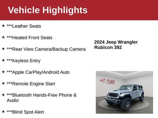 Silver Zynith Clearcoat 2024 Jeep Wrangler Rubicon 392