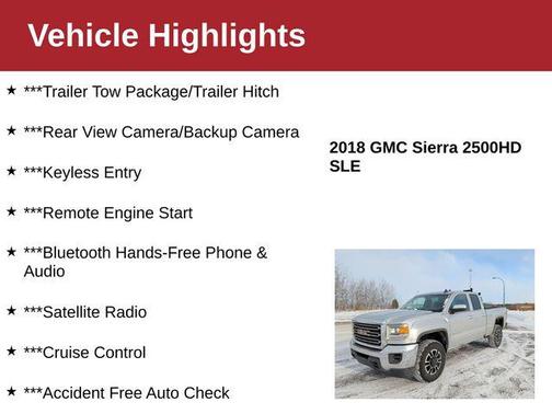 2018 GMC Sierra 2500 SLE