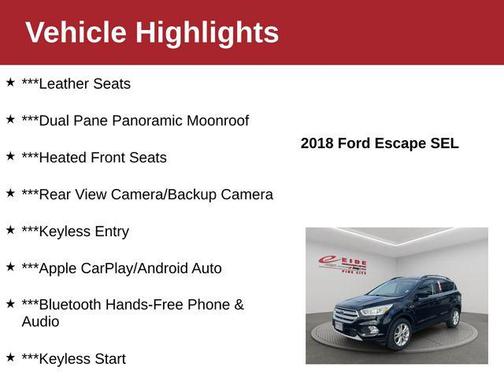 2018 Ford Escape SEL
