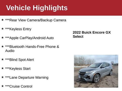 2022 Buick Encore GX Select