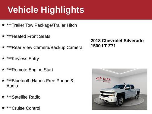 2018 Chevrolet Silverado 1500 2LT