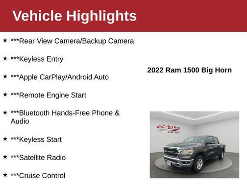 2022 RAM 1500 Big Horn/Lone Star