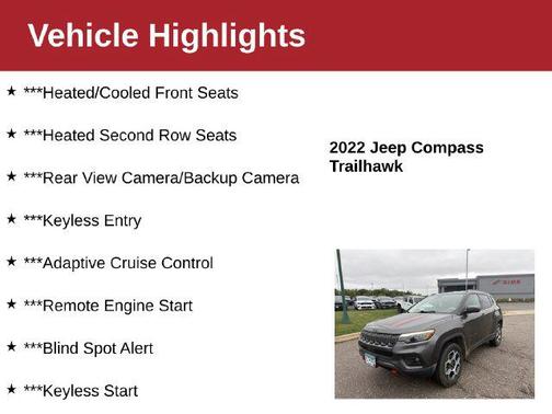 Granite Crystal Metallic Clearcoat 2022 Jeep Compass Trailhawk 4x4