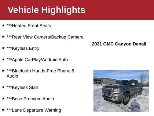 2021 GMC Canyon Denali