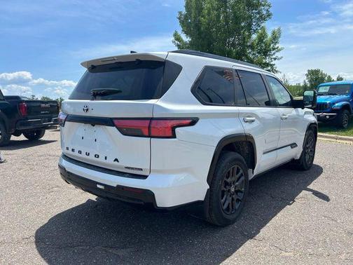 White 2025 Toyota Sequoia Platinum