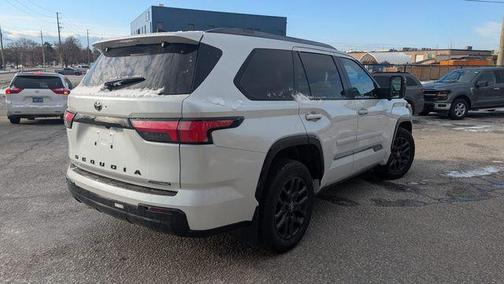 White 2025 Toyota Sequoia Platinum