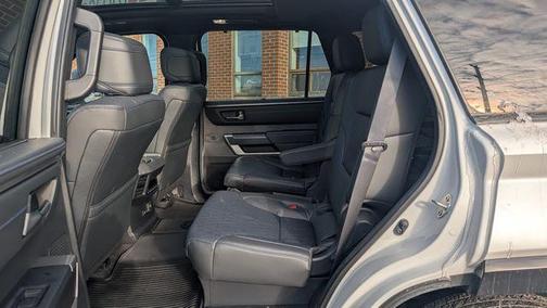 White 2025 Toyota Sequoia Platinum