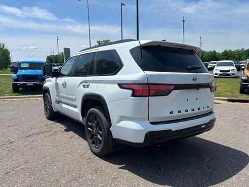 White 2025 Toyota Sequoia Platinum