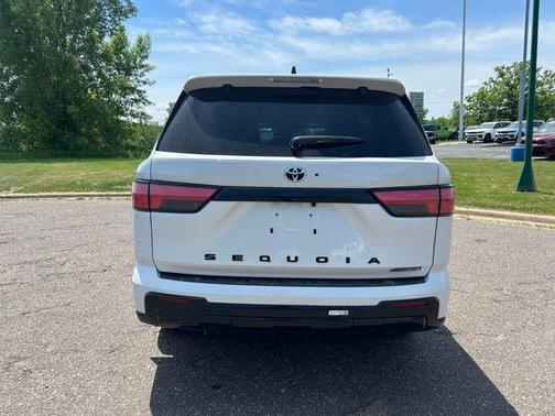 White 2025 Toyota Sequoia Platinum