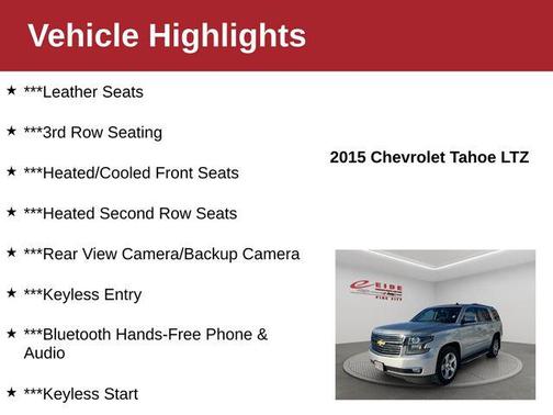 2015 Chevrolet Tahoe LTZ