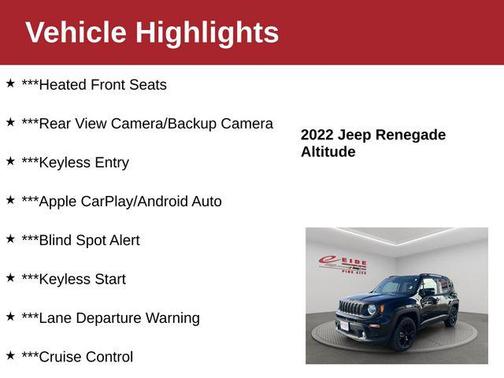2022 Jeep Renegade Altitude