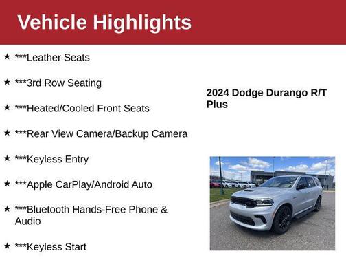 Triple Nickel 2024 Dodge Durango R/T Plus