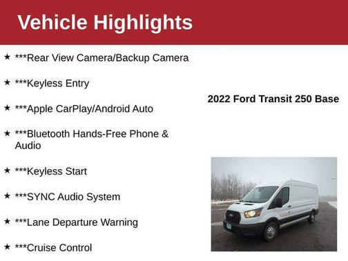 2022 Ford Transit-250 Base