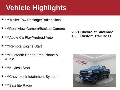 2021 Chevrolet Silverado 1500 Custom Trail Boss