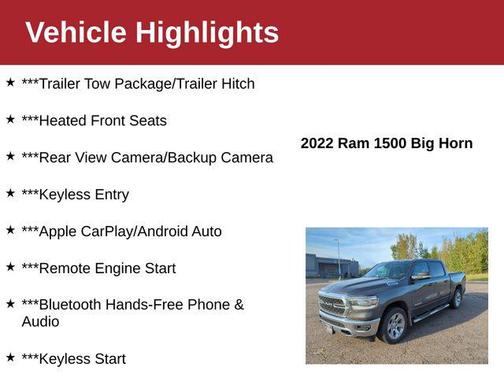 2022 RAM 1500 Big Horn/Lone Star