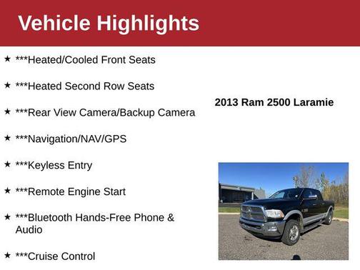2013 RAM 2500 Laramie