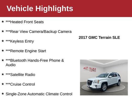 Summit White 2017 GMC Terrain SLE-2