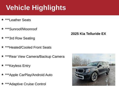 2025 Kia Telluride EX
