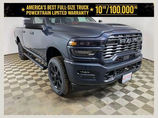 Forged Blue Metallic 2026 RAM 2500 Black Express Crew Cab 4x4 6'4' Box