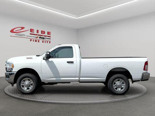 Bright White Clearcoat 2023 RAM 3500 Tradesman Regular Cab 4x4 8' Box