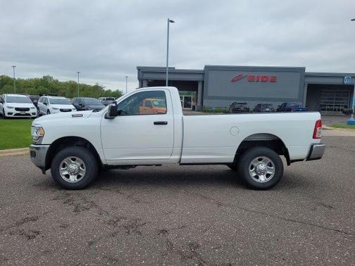 Bright White Clearcoat 2023 RAM 3500 Tradesman Regular Cab 4x4 8' Box