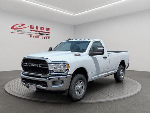 Bright White Clearcoat 2023 RAM 3500 Tradesman Regular Cab 4x4 8' Box