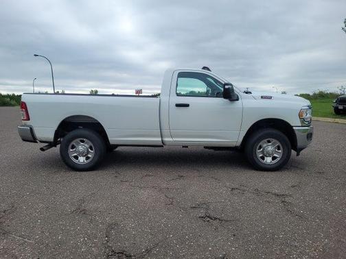 Bright White Clearcoat 2023 RAM 3500 Tradesman Regular Cab 4x4 8' Box