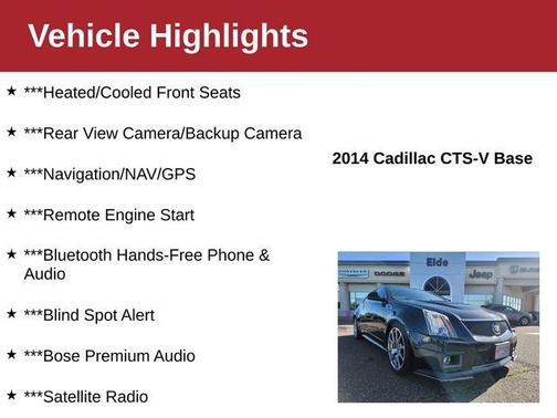 2014 Cadillac CTS-V Base