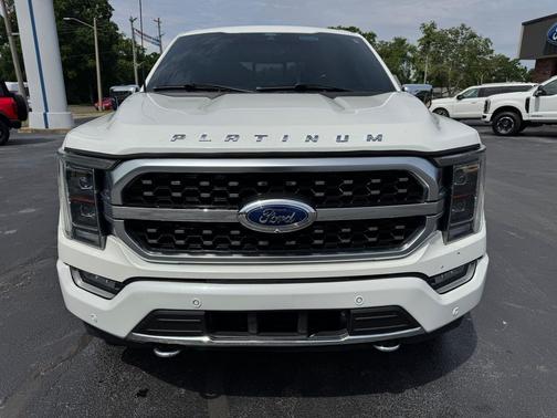 Star White Metallic Tri-Coat 2021 Ford F-150 Platinum