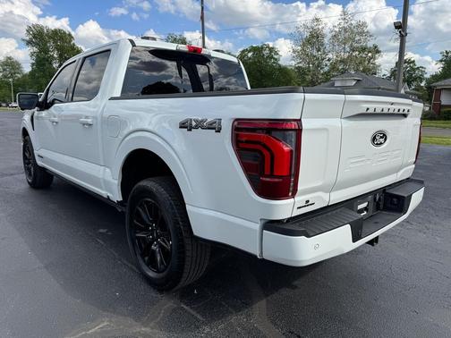 Star White Metallic Tri-Coat 2024 Ford F-150 Platinum
