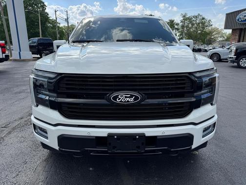 Star White Metallic Tri-Coat 2024 Ford F-150 Platinum