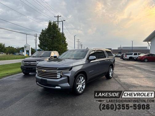 Satin Steel Metallic 2022 Chevrolet Suburban 4WD High Country