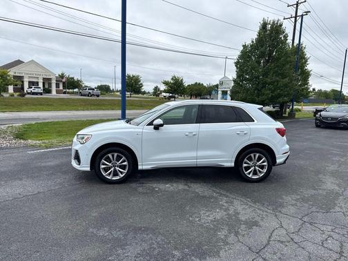 Glacier White 2021 Audi Q3 45 S line Premium Plus
