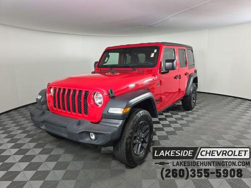 Firecracker Red Clearcoat 2024 Jeep Wrangler Sport S