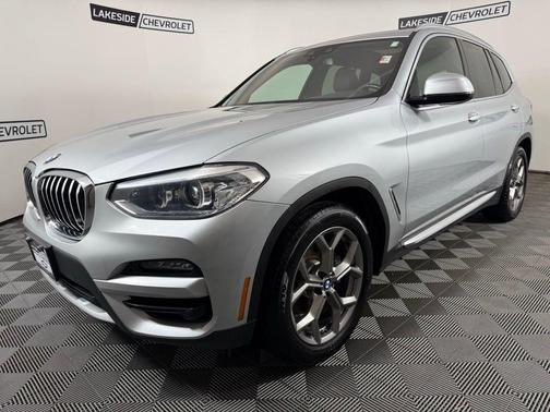 Glacier Silver Metallic 2021 BMW X3 sDrive30i