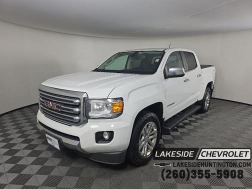 Summit White 2018 GMC Canyon SLT