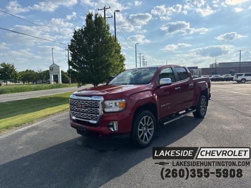 Cayenne Red 2022 GMC Canyon Denali