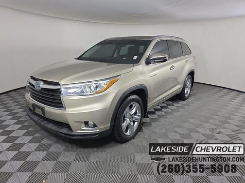 Creme Brulee 2014 Toyota Highlander Hybrid Platinum