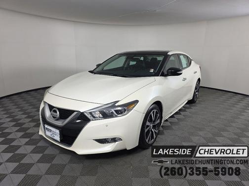 Pearl White 2016 Nissan Maxima 3.5 SL