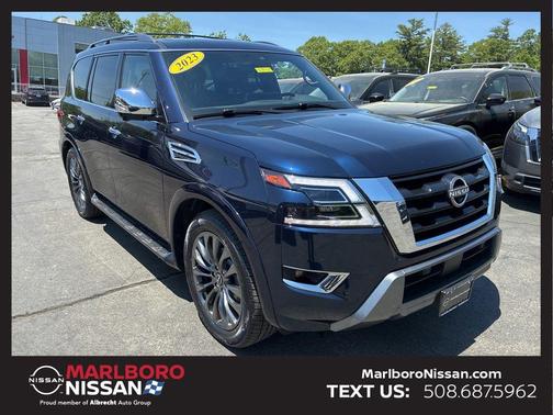 Hermosa Blue 2023 Nissan Armada Platinum