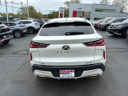 Majestic White 2023 INFINITI QX55 ESSENTIAL