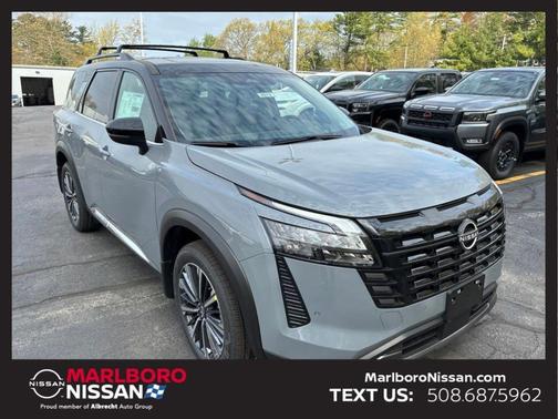Boulder Gray Metallic 2026 Nissan Pathfinder Platinum