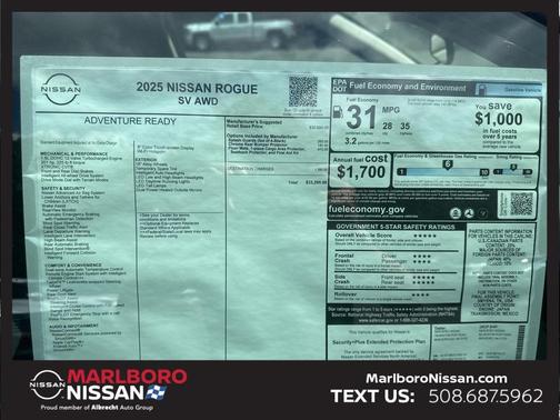 2025 Nissan Rogue SV