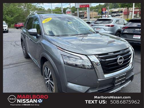 Gun Metallic 2023 Nissan Pathfinder Platinum